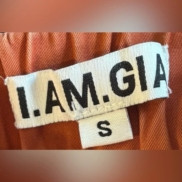 I.AM.GIA Orange/Brown Cobain Pants Women's Small - Picture 8 of 10